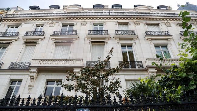 An apartment building owned by Jeffrey Epstein in the 16th arrondissement of Paris. Picture: Jackques deMarthon/AFP