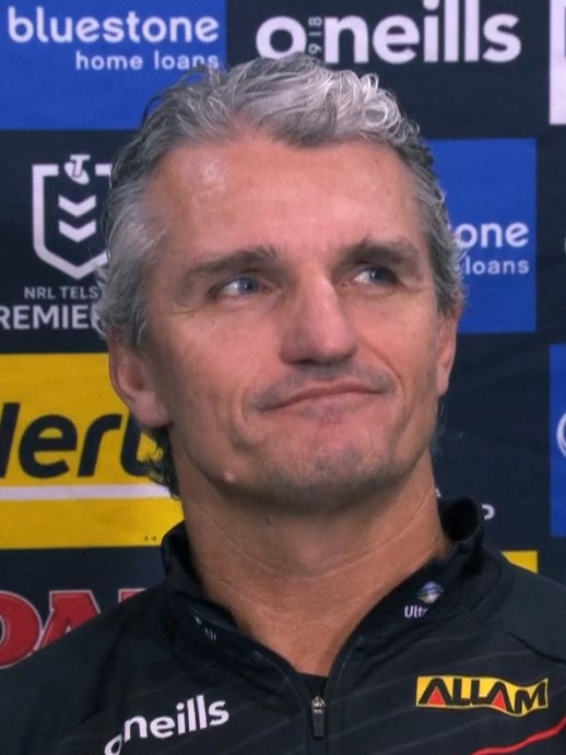 Ivan Cleary thought he'd had the final word. Photo: Fox Sports