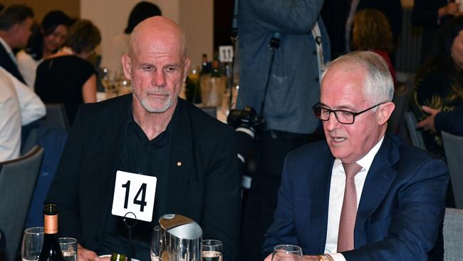 Australian Republic Movement chair Peter Fitzsimmons and former prime minister Malcolm Turnbull.