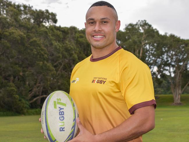 Former NRL player Tyrone Phillips has made the First Nations rugby team. Pic: Rugby Australia