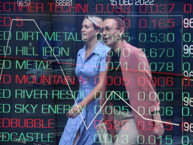 SYDNEY, AUSTRALIA - Newswire Photos October 31, 2022: Members of the public are seen walking past the ASX in Sydney. Picture: NCA Newswire / Gaye Gerard