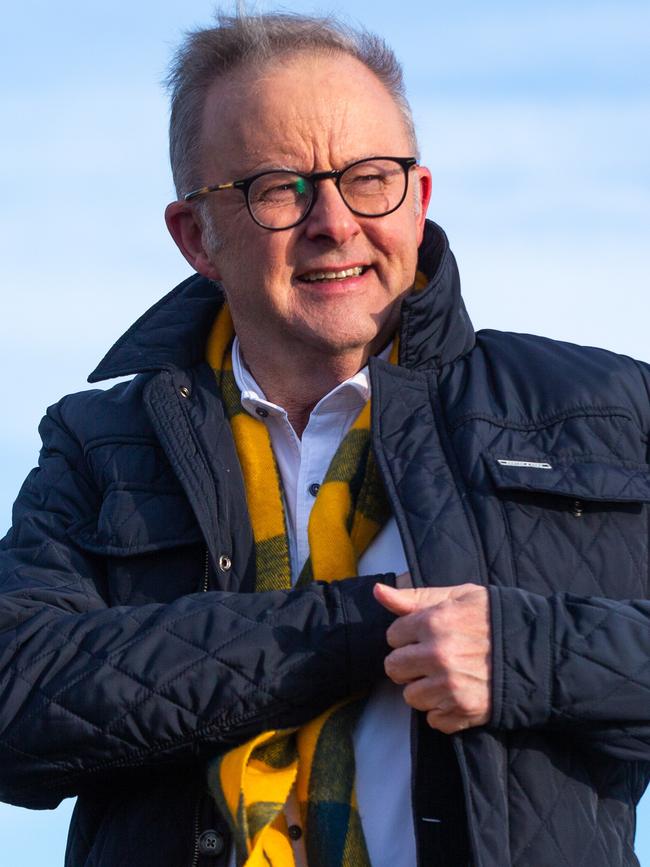 Mr Albanese on Sunday. Picture: Linda Higginson