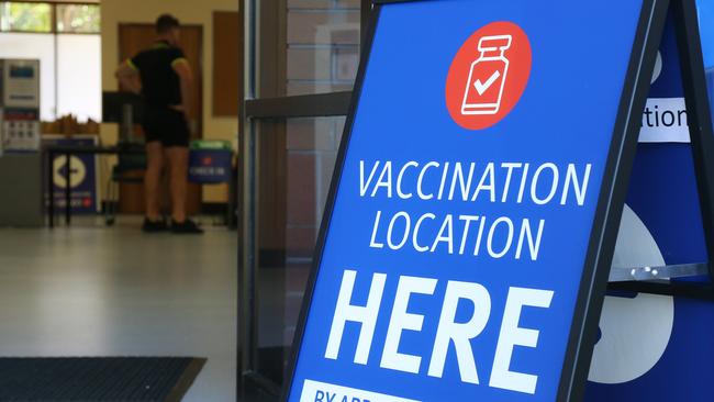 There are 54 vaccination sites in Cairns including James Cook University's Smithfield Campus, capable of vaccinating 300 people per day. Picture: Brendan Radke