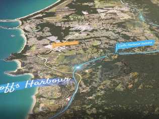 FINALLY: The RMS have released footage of the proposed Coffs Harbour bypass. Picture: Sam Flanagan