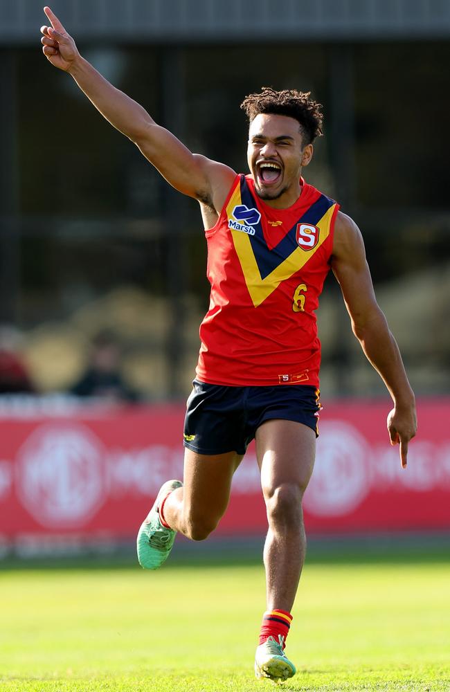 Benny Barrett celebrates a major. Picture: Getty Images