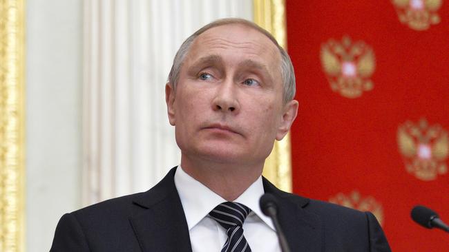 Russian President Vladimir Putin. Picture: AP.