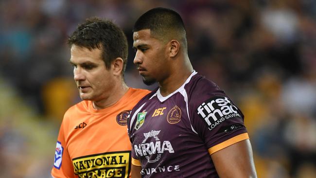 Payne Haas is the latest Brisbane player struck down by injury.