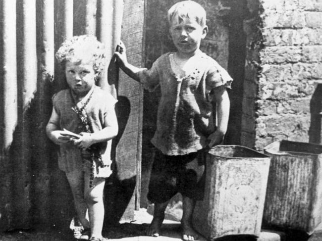 Australian children went undernourished as the Great Depression took hold.