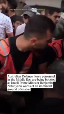 Australian Defence Force sent to the Middle East as Israel warns of ground offensive