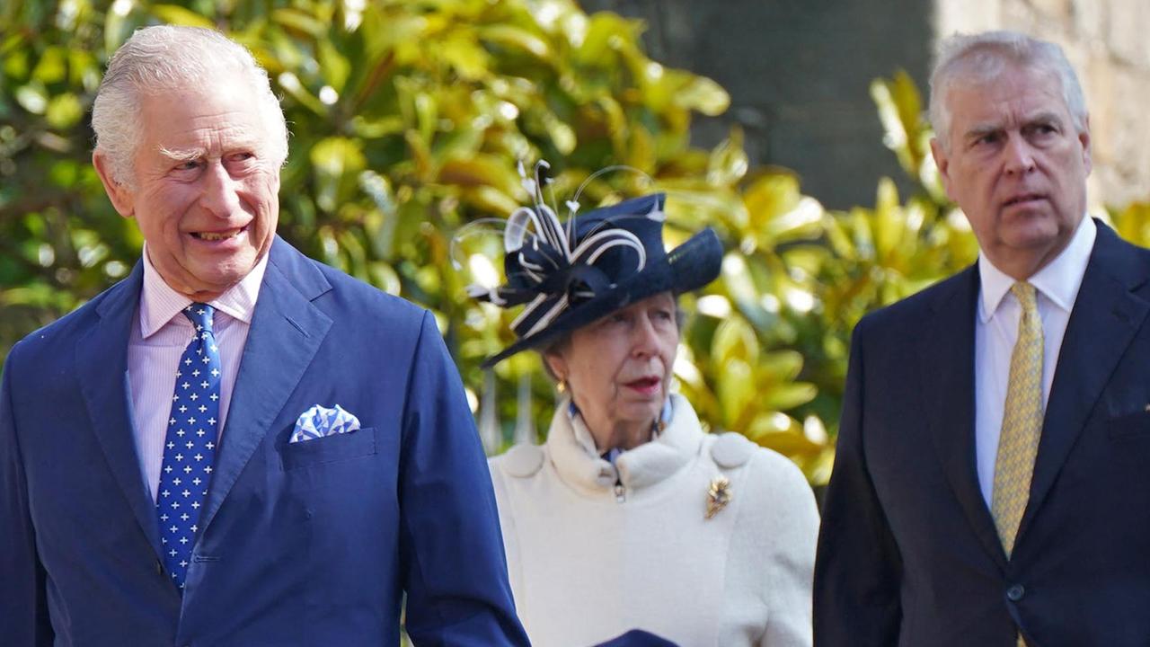 King Charles has Prince Andrew join family for Easter service | Daily ...