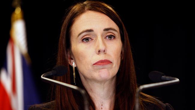 FILE - In this March 25, 2019, file photo, New Zealand Prime Minister Jacinda Ardern addresses a press conference in Wellington, New Zealand. Ardern has named a Supreme Court justice to head New Zealandâ€™s top-level investigation into the actions of security agencies and other issues related to the mosque shootings. (AP Photo/Nick Perry, File)