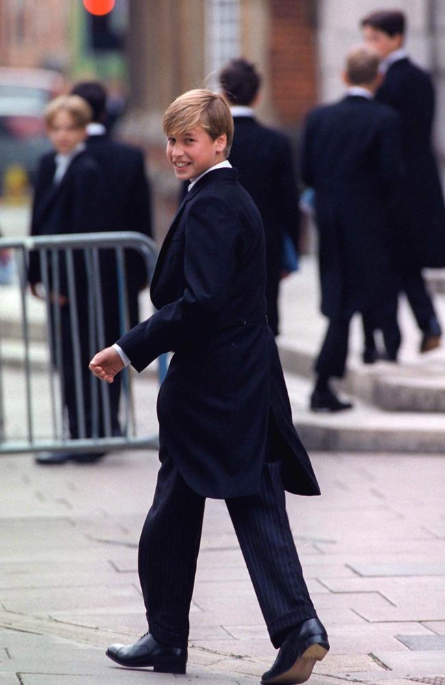 Prince William on his first day at Eton. Picture: Tim Graham Photo Library via Getty