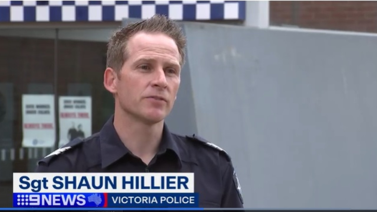 Wangaratta Highway Patrol Sergeant, Shaun Hillier described it as a ‘freak accident’. Picture: Nine News