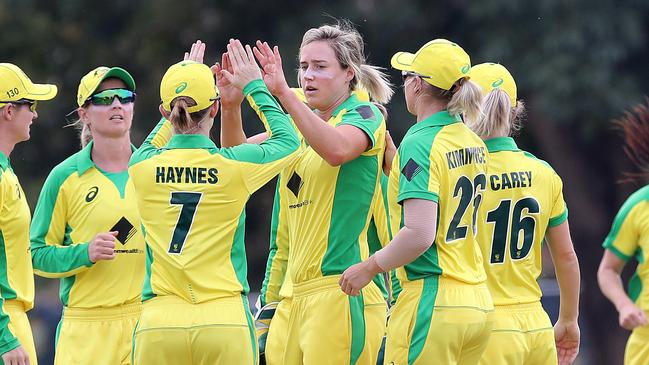 Ellyse Perry and the Southern Stars are one ODI win away from history. Picture: Jono Searle/Getty