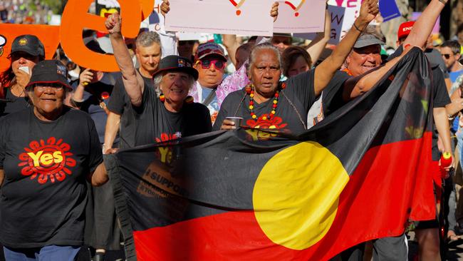 The Great Aussie Debate asked over 50,000 people how they planned to vote in the Voice referendum. Picture: Andrew Leeson / AFP