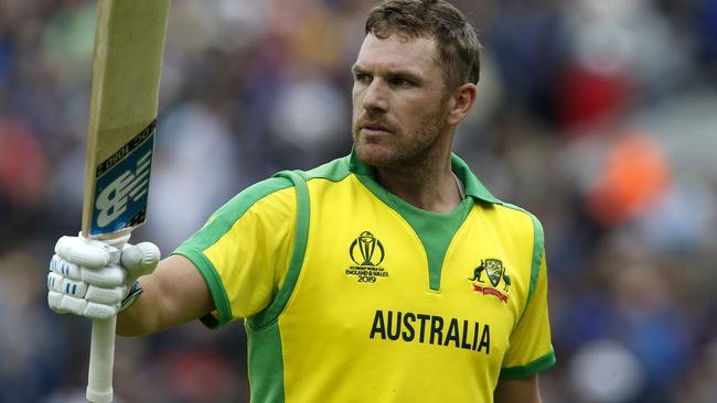 Aaron Finch’s knock of 153 took him to the top of the World Cup scoring charts.