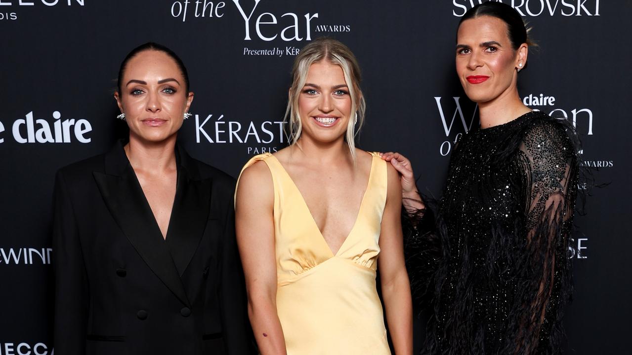 Kyah Simon, Charli Grant and Lydia Williams have had an incredible year. (Photo by Brendon Thorne/Getty Images)