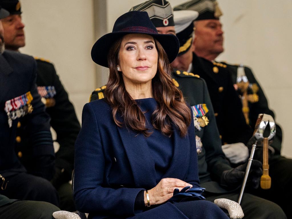 Queen Mary of Denmark attends the ceremony marking the 75th anniversary of the Home Guard's establishment at the Freedom Museum in Copenhagen. Picture: AFP