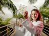 4/3/22 - Adelaide scientist Associate Professor Jenny Mortimer with samples of locally found Ã'duck weedÃ