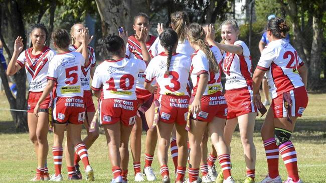 WINNING FEELING: The South Grafton Rebels Ladies League Tag team won the Group 2 premiership in 2018 and as a result were named Team of the Year at the 2018 Clarence Valley Sports Awards. Picture: Matthew Elkerton