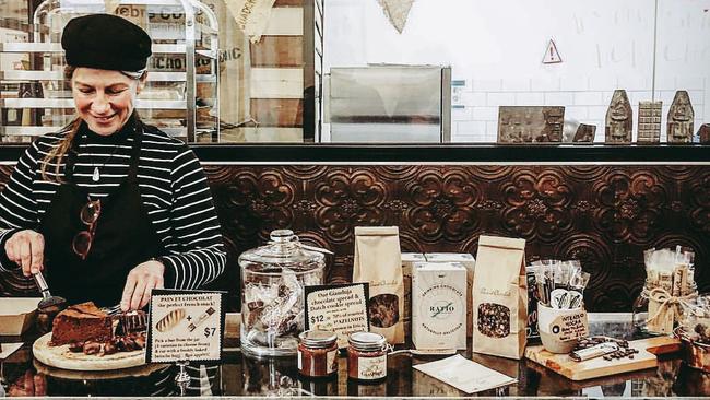 Laetitia Hoffmann’s Atelier Chocolat in Trentham is a favourite destination for sweet tooths.