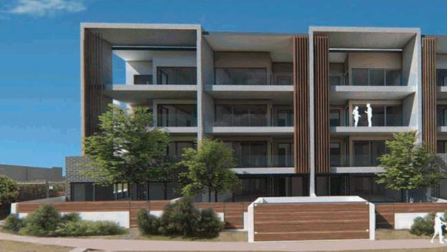 Council says the changes will see more apartments like these planned for the Merimbula CBD. Picture: BVSC