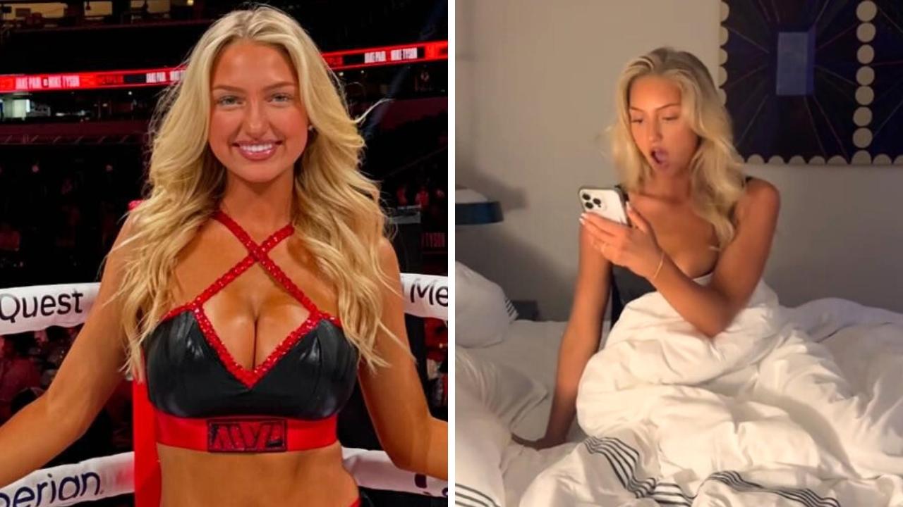 Boxing ring girl Sydney Thomas speaks out after Jake Paul vs Mike Tyson  fight | news.com.au — Australias leading news site