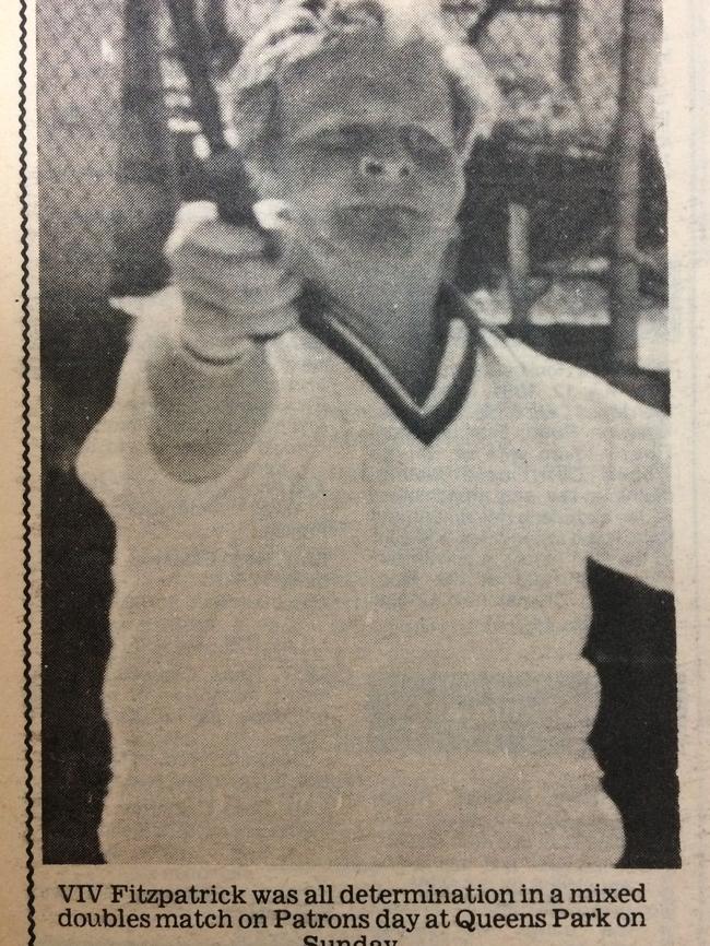 Tennis pics from July 16, 1981.