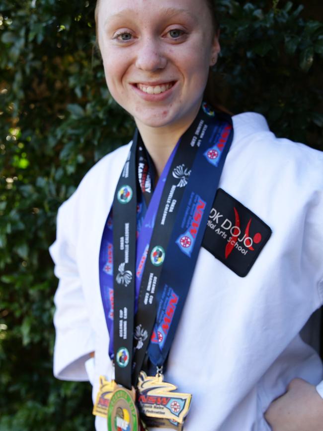 Melissa Sullivan is a karate champion with big potential.