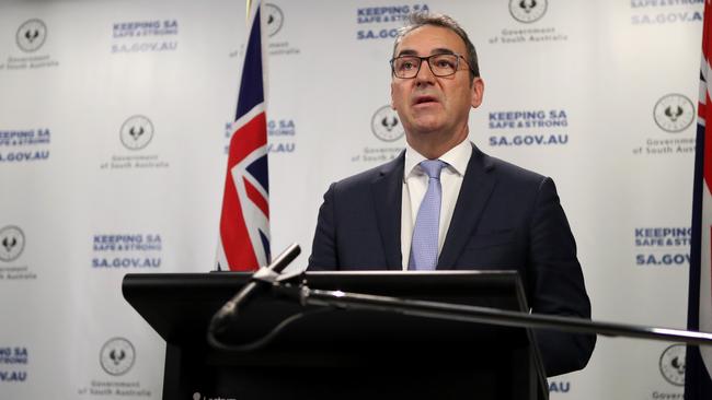 South Australian Premier Steven Marshall. Picture: AAP / Kelly Barnes