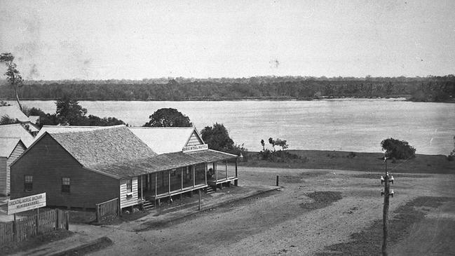 PLUNDERED: A photograph of the Oriental Hotel at the corner of River and Wood streets, Mackay in the late 1800s. Previously known as the Golden Fleece Hotel, it is on the site of present-day Riverside House. Picture: Have you seen the old Mackay?