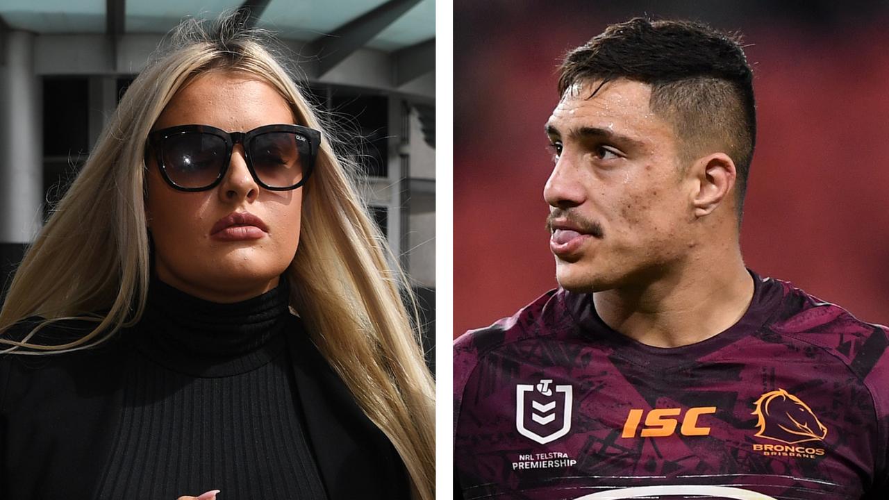 NRL 2020: Kotoni Staggs, sex tape, Brisbane Broncos, McKenzie Lorraine  Robinson, court | Herald Sun