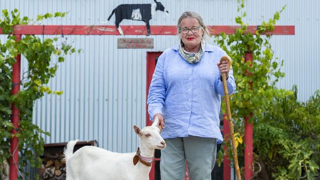 Mount Bolton farmer, forager and fossicker Kate Serrurier says she also practises the art of frugavoring, or sharing one’s abundance with others. Picture: Zoe Phillips