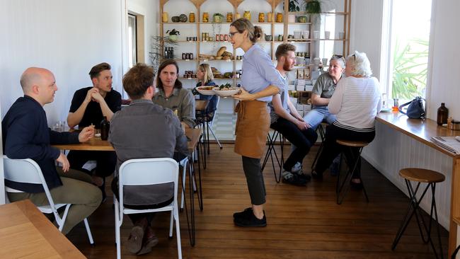 Florence Cafe, in Martha St, is the new dining spot in Camp Hill. Picture AAP/David Clark