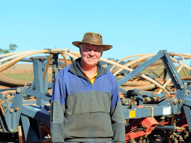 Wealth of experience: Keith Rees, in partnership with his wife Paula and son Michael, 41, work the land themselves — with a little help from their Kelpies.