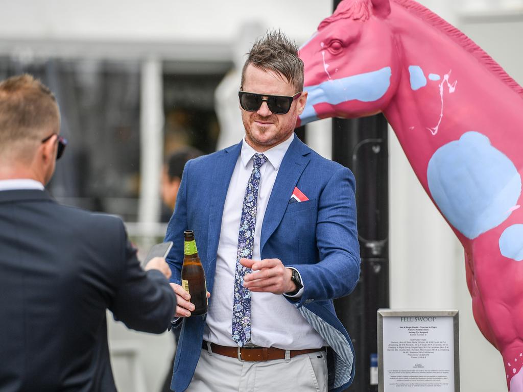 Racing fans arrive to The TAB Everest race day at Royal Randwick