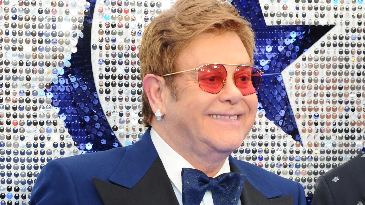 Elton John at the UK premiere of Rocketman in London.