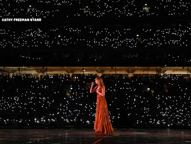 Taylor Swift was an absolute sensation in Australia, drawing huge crowds to packed arenas. Picture: Getty Images