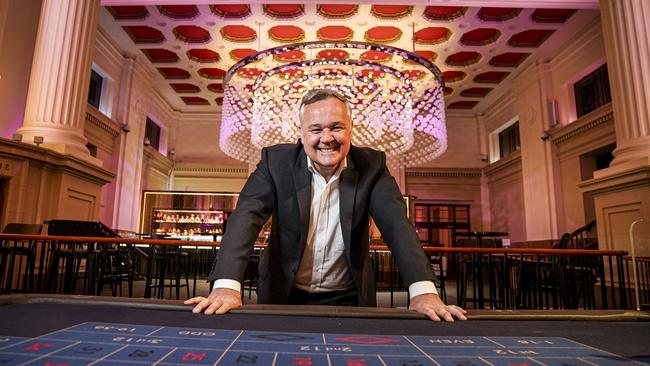 SkyCity Adelaide general manager David Christian in the Marble Hall. Picture: MIKE BURTON