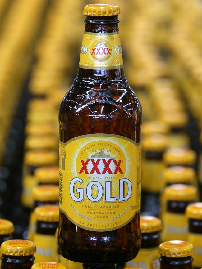 XXXX Gold. Picture: Peter Wallis