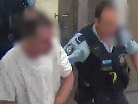 William Kershaw arrested by police after alleged assault on police officers. Credit: NSW Police