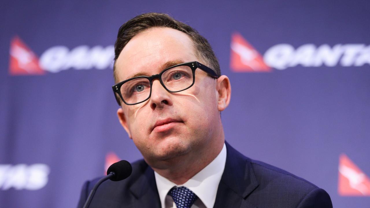 Qantas Group CEO Alan Joyce was laughing all the way to the bank last year. Picture: The Australian / Renee Nowytarger Sydney