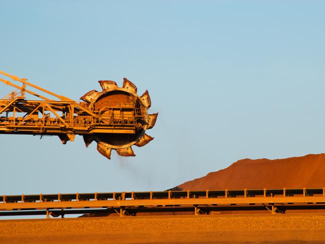 Iron Ore Mine Site Port Hedland Western Australia