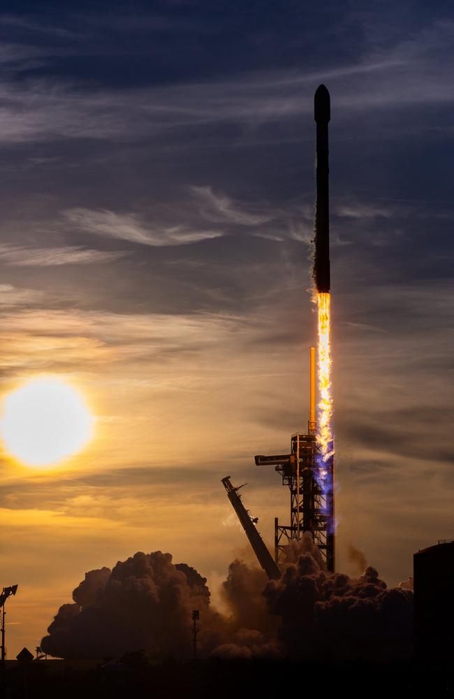 The Bandwagon-1 mission, a ‘rideshare program’ carrying 11 small satellites including Centauri-6, was launched on April 7 at 7:16pm local time from Kennedy Space Center. Picture: SpaceX