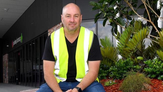 Robert Comiskey at a $40M shopping centre and community club development at Burpengary. Picture: John Gass