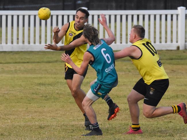 Tim Whalan of the Grafton Tigers in the AFL North Coast. Picture: Green Shoots Marketing