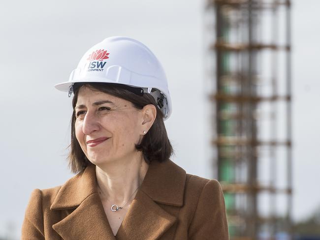 NSW Premier Gladys Berejiklian said the State Government had offered council support in terms of erosion. Picture: Troy Snook