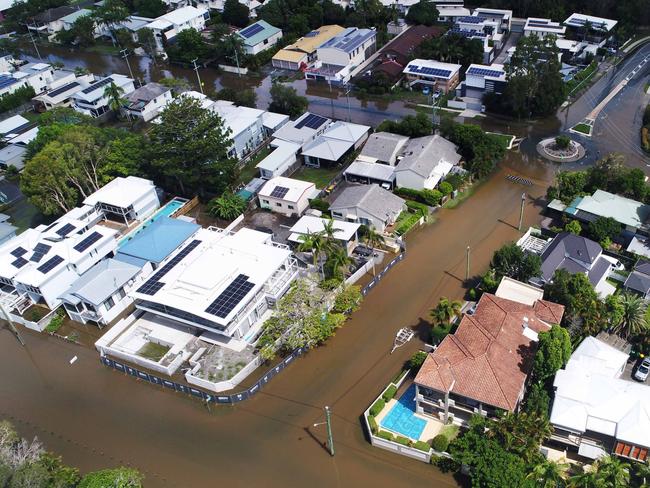 Hilton Tce, Tewantin is expected to remain closed until later this week after major flooding. Picture: Patrick Woods.