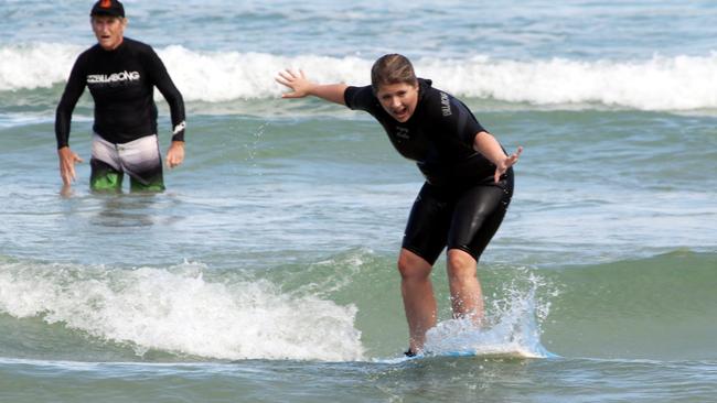 Byron Bay’s The Pass is a relatively easy wave to learn to surf on.