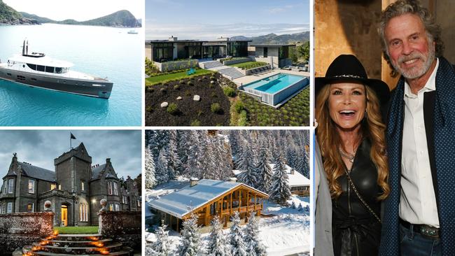 ThirdHome founder Wade Shealy and his partner, Debbi Fields (founder of Mrs Fields Bakeries) launching the luxury holiday home exchange platform in Australia